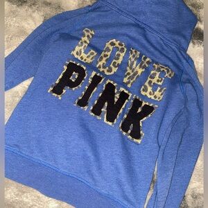 RARE Victoria's Secret PINK Cheetah Hoodie
